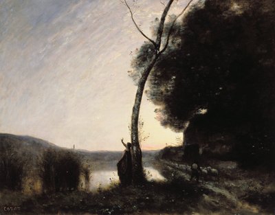 La estrella vespertina, 1864 de Jean Baptiste Camille Corot